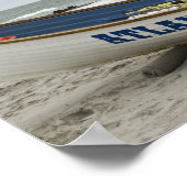 Atlantic City, NJ Lifeguard Boat Poster (Hoek)