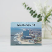 Atlantic City NJ North End Post Card Briefkaart (Staand voorkant)