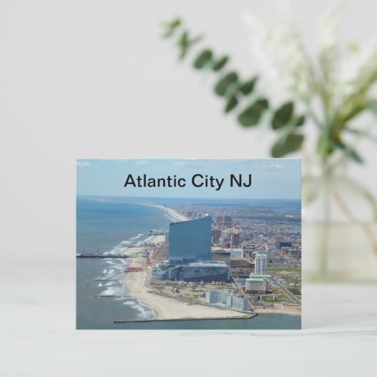 Atlantic City NJ North End Post Card Briefkaart (Staand voorkant)