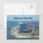 Atlantic City NJ North End Post Card Briefkaart (Voorkant / Achterkant)