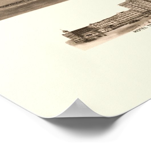 Atlantic City, NJ Panoramic Map - 1909 Poster (Hoek)