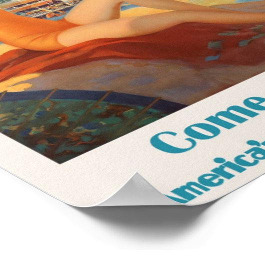 Atlantic City, NJ Travel Ad Poster (Hoek)