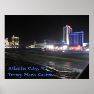 Atlantic City, NJ ~ Trump Plaza Casino Poster