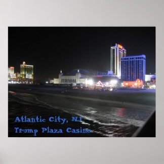 Atlantic City, NJ ~ Trump Plaza Casino Poster