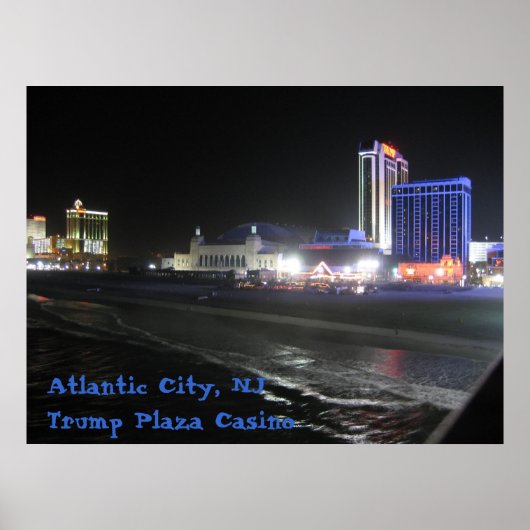 Atlantic City, NJ ~ Trump Plaza Casino Poster (Voorkant)