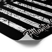 Atlantic City NJ voor Fluke Gevist vissers Poster (Hoek)