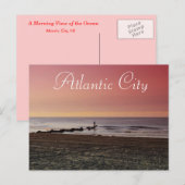 Atlantic City op Dusk Briefkaart (Voorkant / Achterkant)