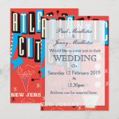 Atlantic city Oude gokreisposter Kaart (Voorkant / Achterkant)