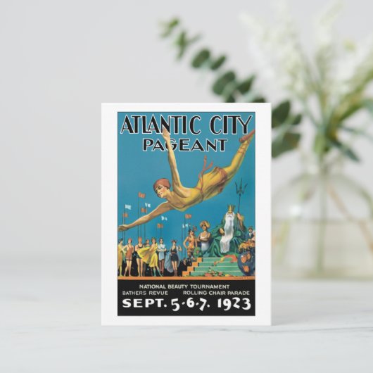 Atlantic City Pageant Briefkaart (Staand voorkant)