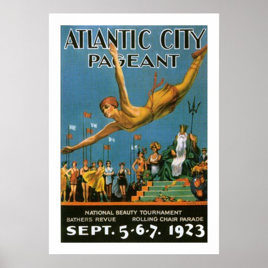 Atlantic City Pageant (grens) Poster (Voorkant)