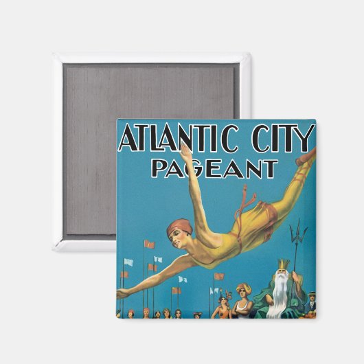 Atlantic City Pageant Magneet (Voorkant / Achterkant)