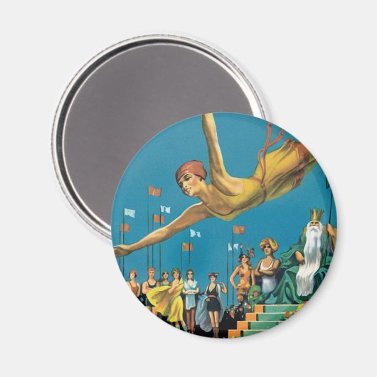 Atlantic City Pageant Magneet (Voorkant / Achterkant)