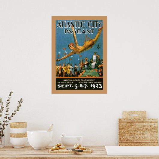 Atlantic City Pageant Poster (Keuken)
