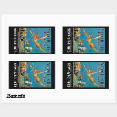 Atlantic City Pageant Rechthoekige Sticker (Vel)