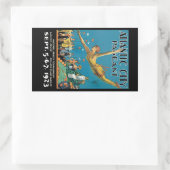 Atlantic City Pageant Rechthoekige Sticker (Tas)