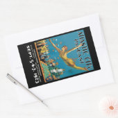 Atlantic City Pageant Rechthoekige Sticker (Envelop)