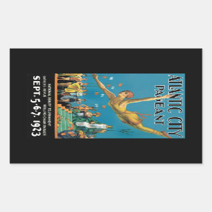 Atlantic City Pageant Rechthoekige Sticker