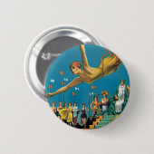 Atlantic City Pageant Ronde Button 5,7 Cm (Voorkant /achterkant)