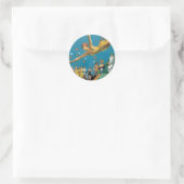 Atlantic City Pageant Ronde Sticker (Tas)