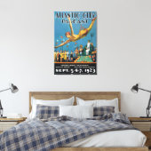 Atlantic City Pageant Vintage Reizen Poster Canvas Afdruk (Insitu (Slaapkamer))