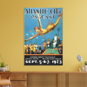 Atlantic City Pageant Vintage Reizen Poster Canvas Afdruk (Insitu (Woonkamer))