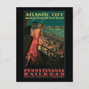 Atlantic City Pennsylvania Railroad Briefkaart