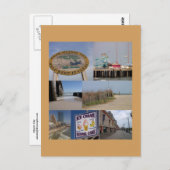 Atlantic City Photo Collage Briefkaart (Voorkant / Achterkant)