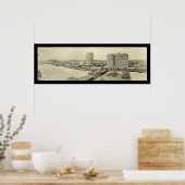 Atlantic City Pier Foto 1917 Poster (Keuken)