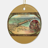  Atlantic City Pier Keramisch Ornament (Links)