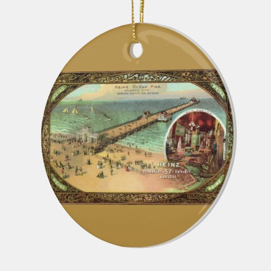  Atlantic City Pier Keramisch Ornament (Links)