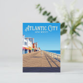 Atlantic City Promenade USA Briefkaart (Staand voorkant)
