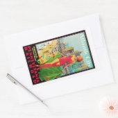 Atlantic City Rechthoekige Sticker (Envelop)