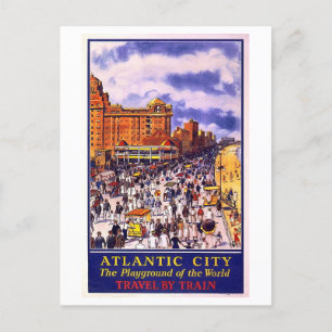  Atlantic City reisposter Briefkaart
