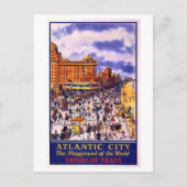  Atlantic City reisposter Briefkaart (Voorkant)