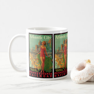 Atlantic City Resort, Pennsylvania Railroad Reis Koffiemok