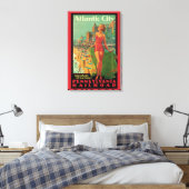 Atlantic City Resort, Pennsylvania Railroad Travel Canvas Afdruk (Insitu (Slaapkamer))