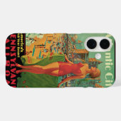 Atlantic City Resort, Pennsylvania Railroad Travel Case-Mate iPhone Case (Achterkant (horizontaal))