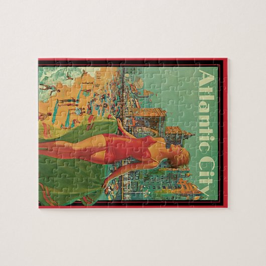 Atlantic City Resort, Pennsylvania Railroad Travel Legpuzzel (Horizontaal)