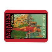 Atlantic City Resort, Pennsylvania Railroad Travel Magneet (Horizontaal)