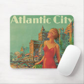 Atlantic City Resort, Pennsylvania Railroad Travel Muismat (Met muis)