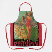 Atlantic City Resort, Pennsylvania Railroad Travel Schort (Voorkant)