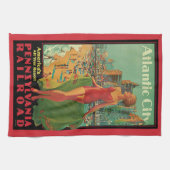 Atlantic City Resort, Pennsylvania Railroad Travel Theedoek (Horizontaal)