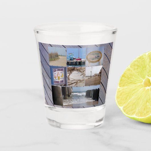Atlantic City Shot Glas (Voorkant)