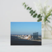 Atlantic City Skyline Briefkaart (Staand voorkant)
