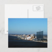 Atlantic City Skyline Briefkaart (Voorkant / Achterkant)