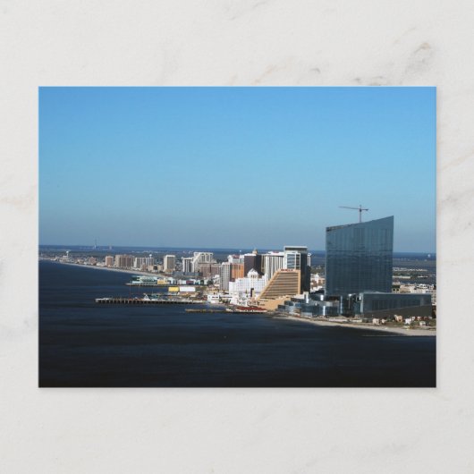 Atlantic City Skyline Briefkaart (Voorkant)