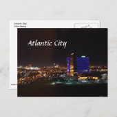 Atlantic City Skyline Briefkaart (Voorkant / Achterkant)
