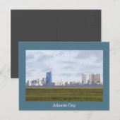 Atlantic City Skyline Foto Briefkaart (Voorkant / Achterkant)