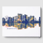 Atlantic City Skyline Gastenboek (Achterkant)