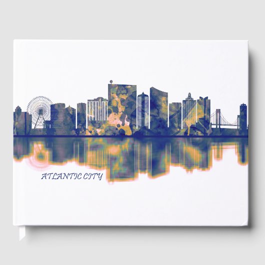 Atlantic City Skyline Gastenboek (Voorkant)